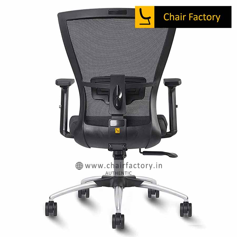 Iridium ZX BLACK Mid Back Orthopedic Computer Chair